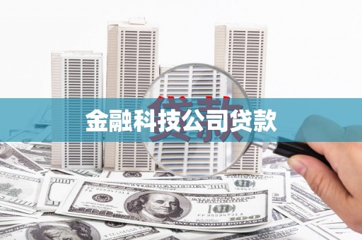 黄圃金融科技公司贷款
