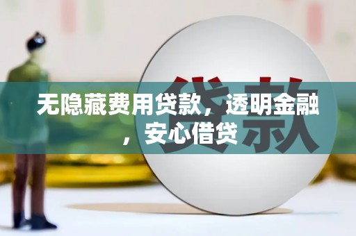 黄圃无隐藏费用贷款，透明金融，安心借贷