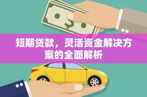 黄圃短期贷款，灵活资金解决方案的全面解析
