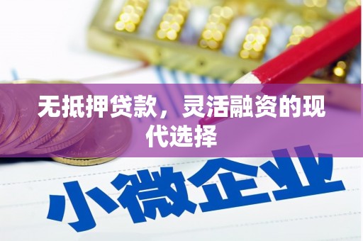 黄圃无抵押贷款，灵活融资的现代选择