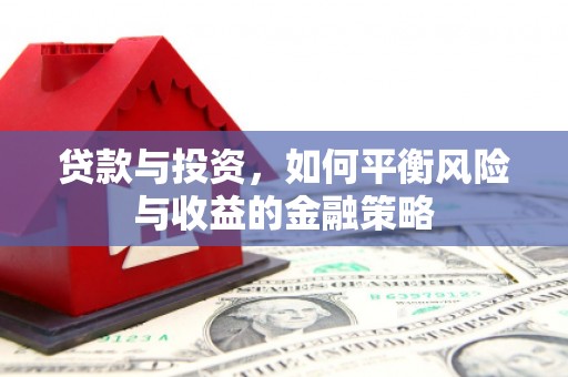 黄圃贷款与投资，如何平衡风险与收益的金融策略